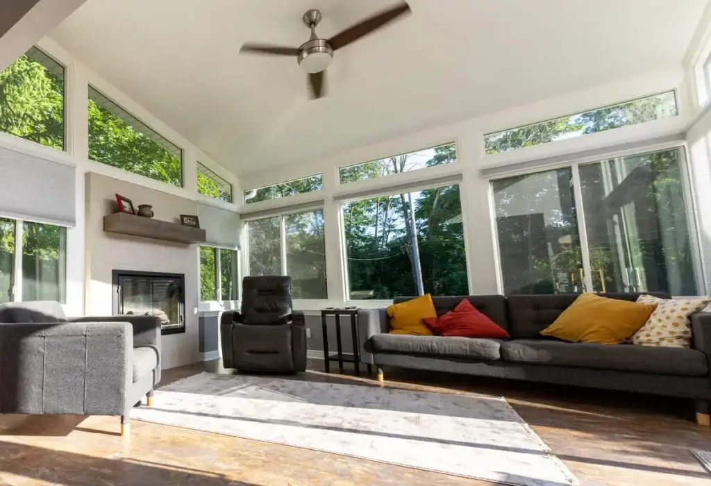 what are the steps of a sunroom installation