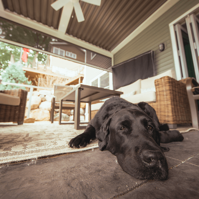 Completion of the true outdoor living space in Chelsea MI, constructed by Skyview Detroit