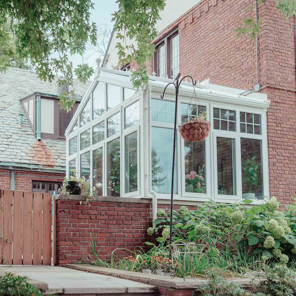 Custom LivingSpace Sunrooms glass roof conservatory in Grosse Pointe MI by Skyview Detroit