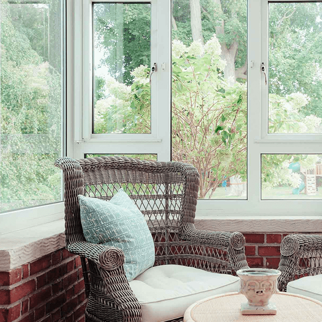 glass sunroom roof replacement project
