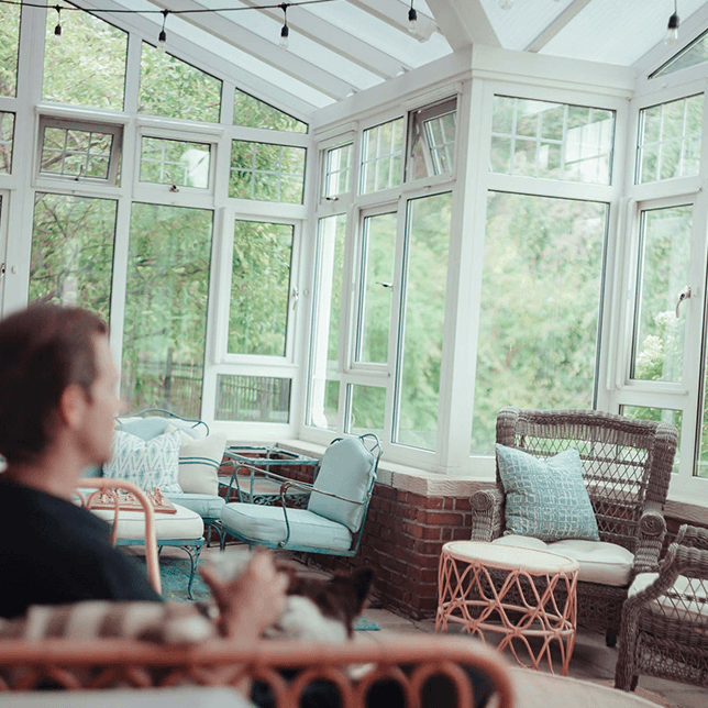 historic home conservatory renovation Michigan