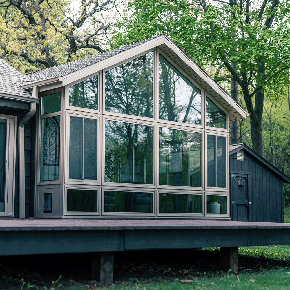 Four seasons sunroom addition in Troy MI by Skyview Detroit