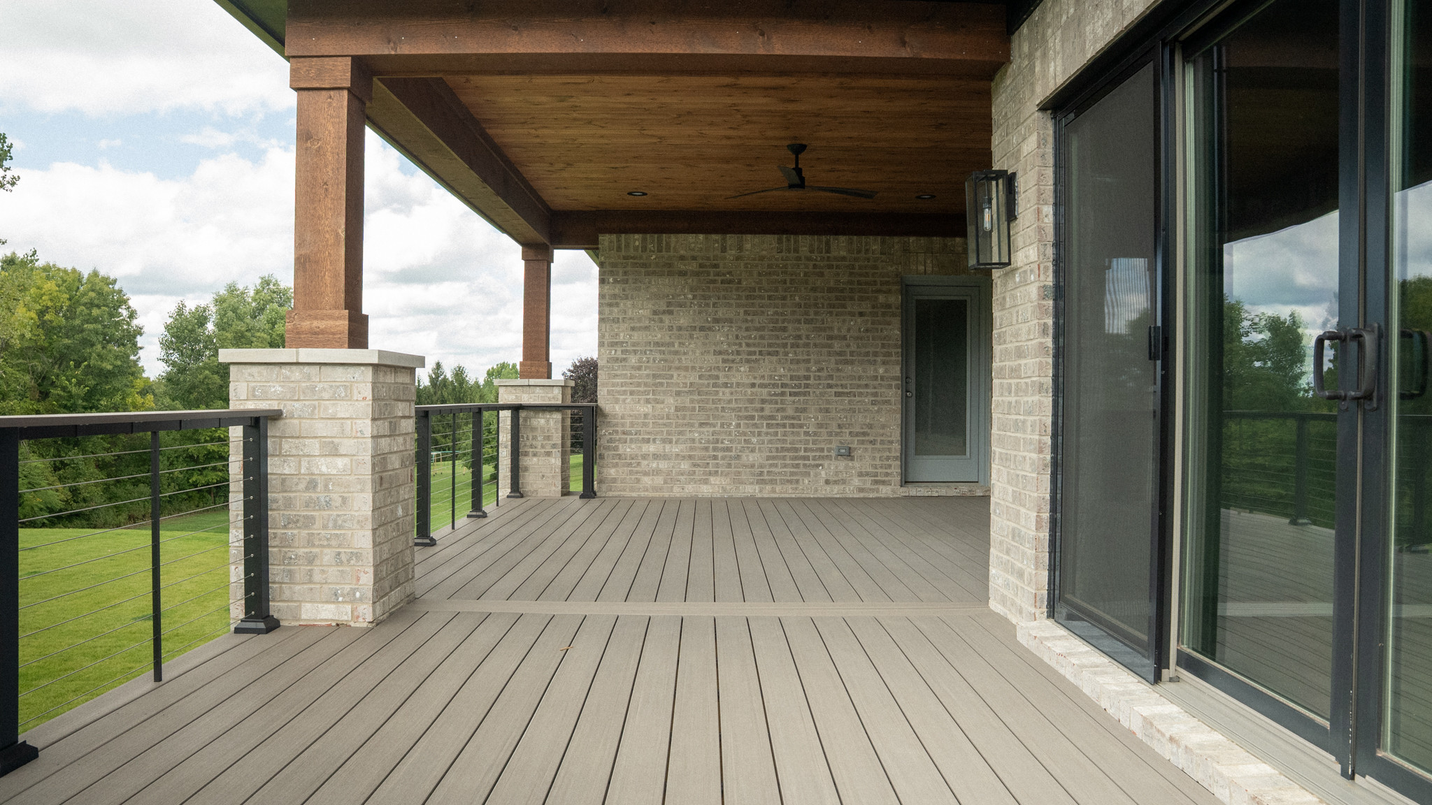 TimberTech composite deck in Shelby Township MI by Skyview Detroit
