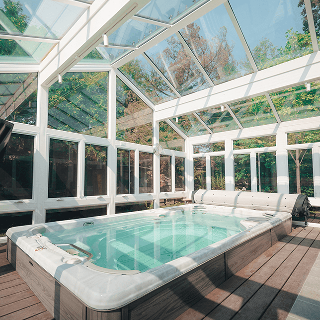 four season conservatory for swim training