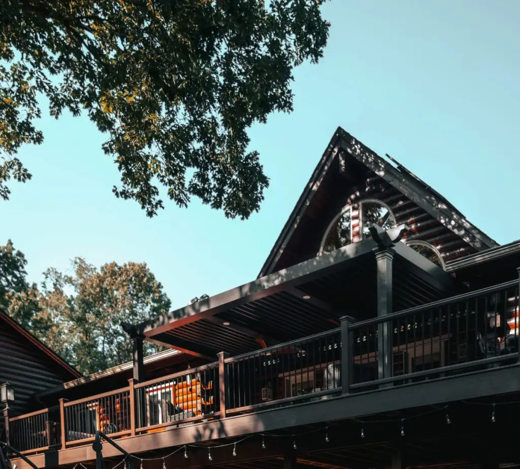 a beautiful deck in Huntington woods, mi